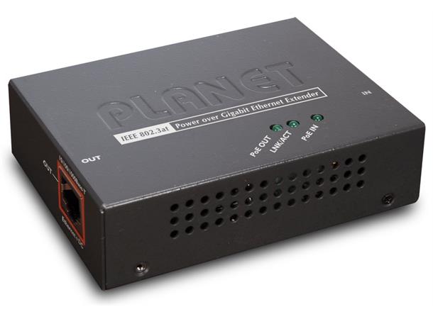 Planet PoE Ethernet extender IEEE802.3at Gibagit 